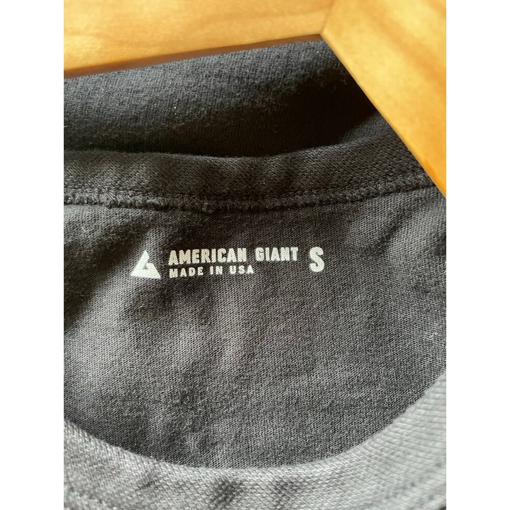 American Giant Muscle Tee Dress Sleeveless Black Size Small - Picture 7 of 8